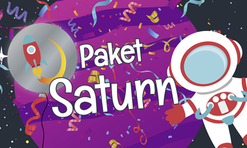 Paket Saturn (großer Planet)